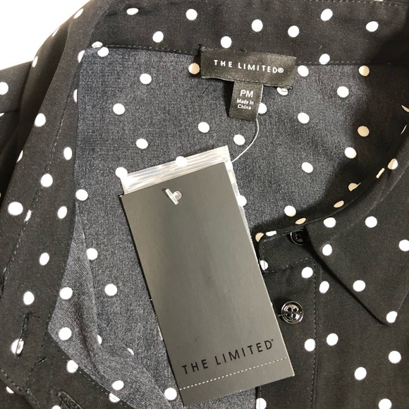 The Limited Black Ivory Polka Dot Belted Collar Shirtdress
MP - Picture 10 of 16